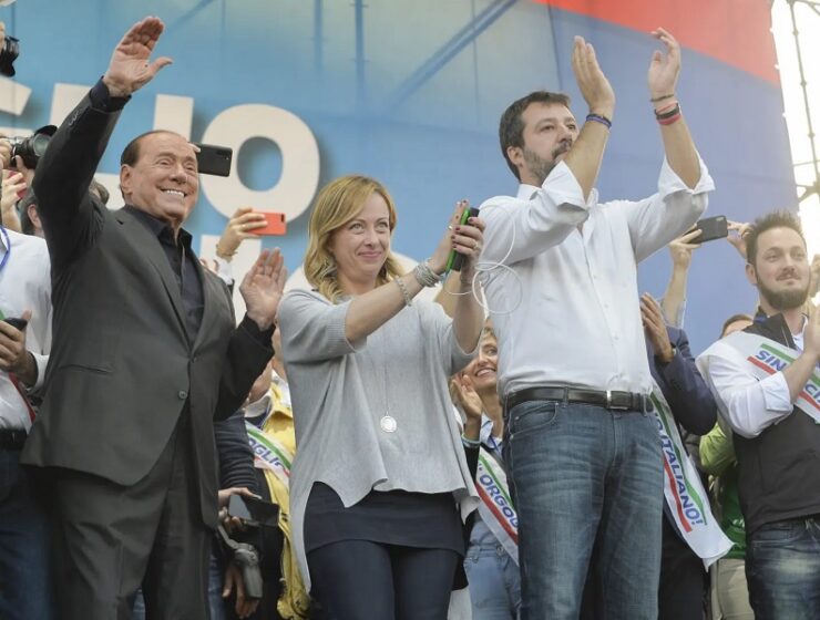 centrodestra berlusconi meloni salvini