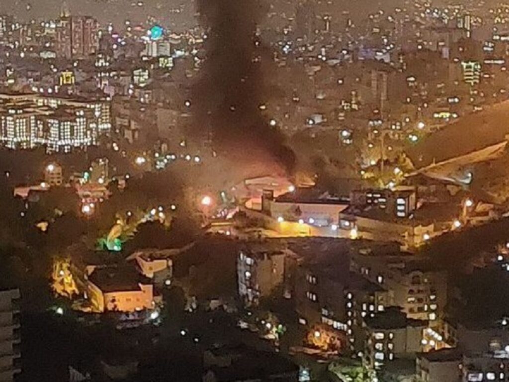 incendio carcere teheran