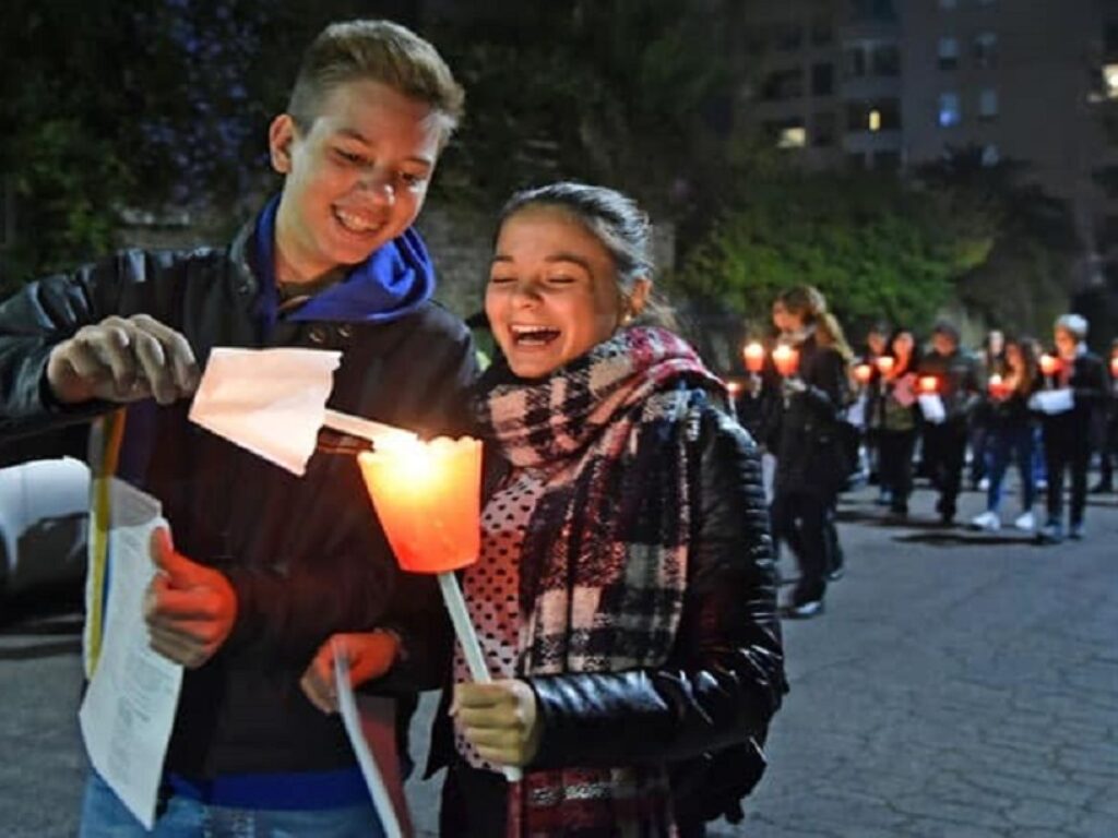 la notte dei santi siena fiaccolata
