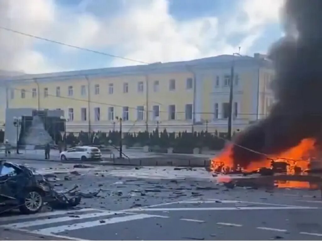 bombardamenti kiev