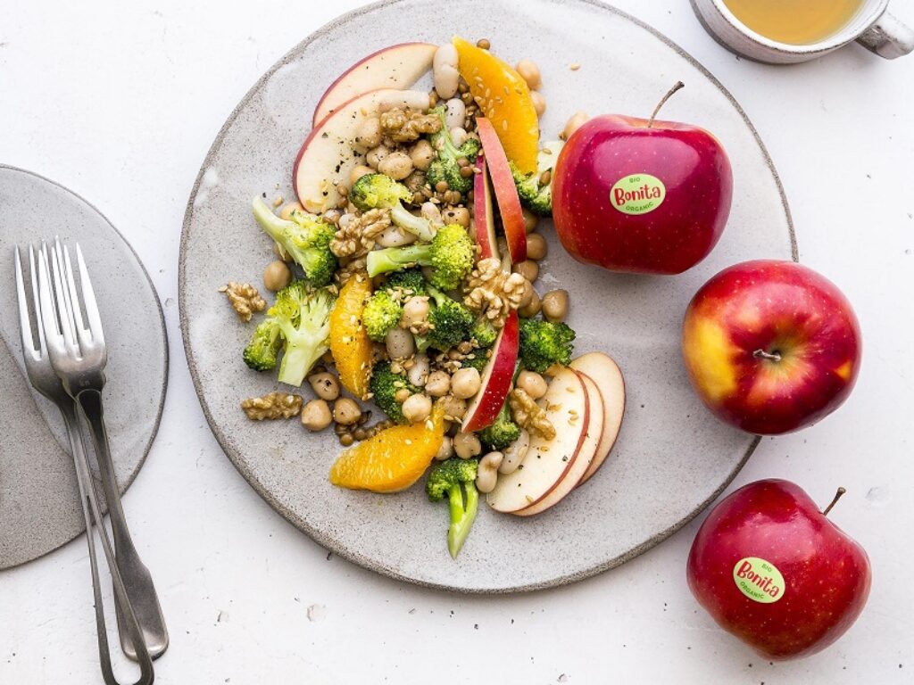 Insalata di legumi con mela Bonita