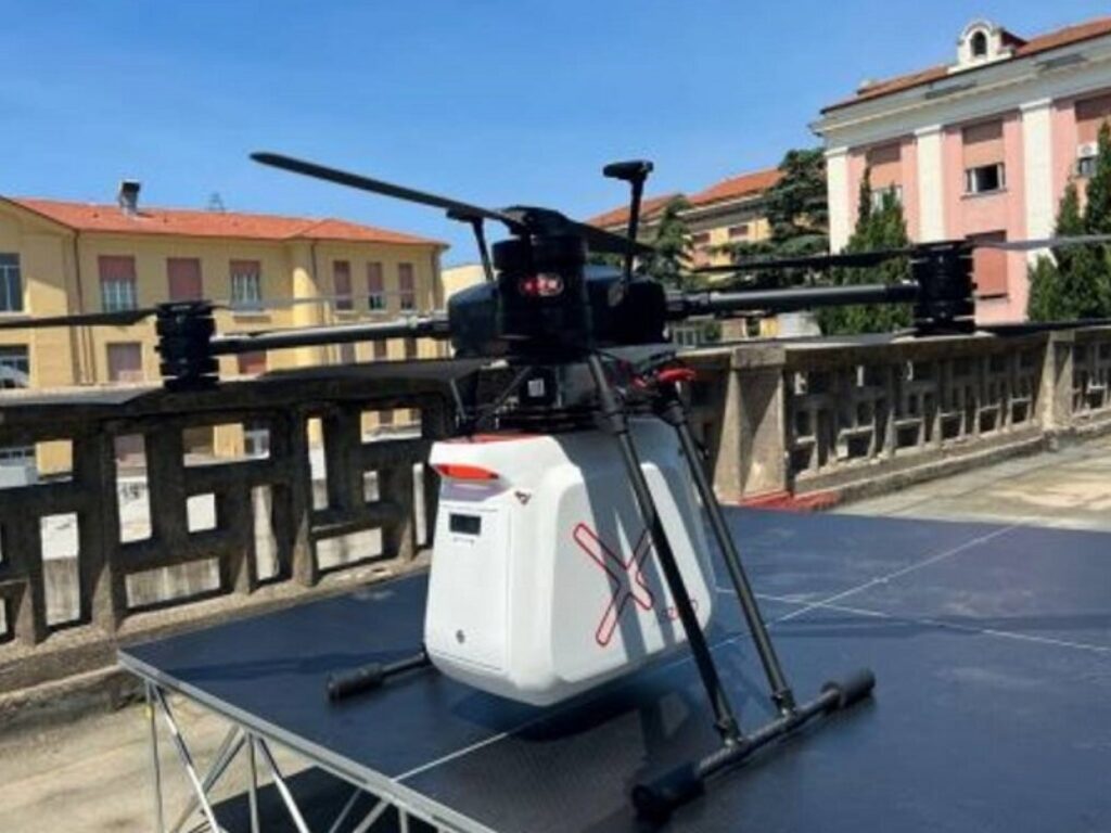 drone trasporto sangue