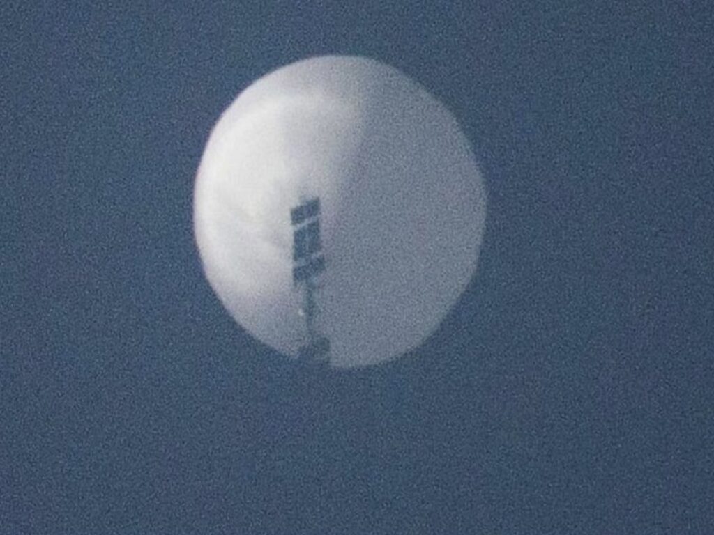 pallone aerostatico cina sensori