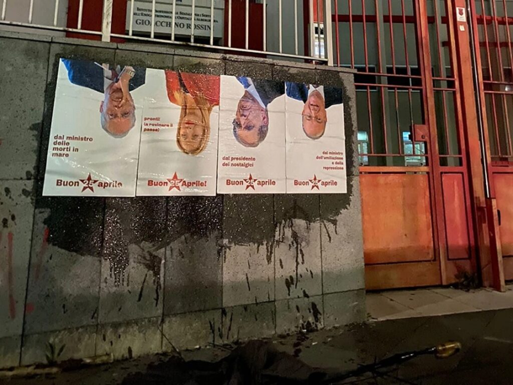 manifesti napoli 25 aprile