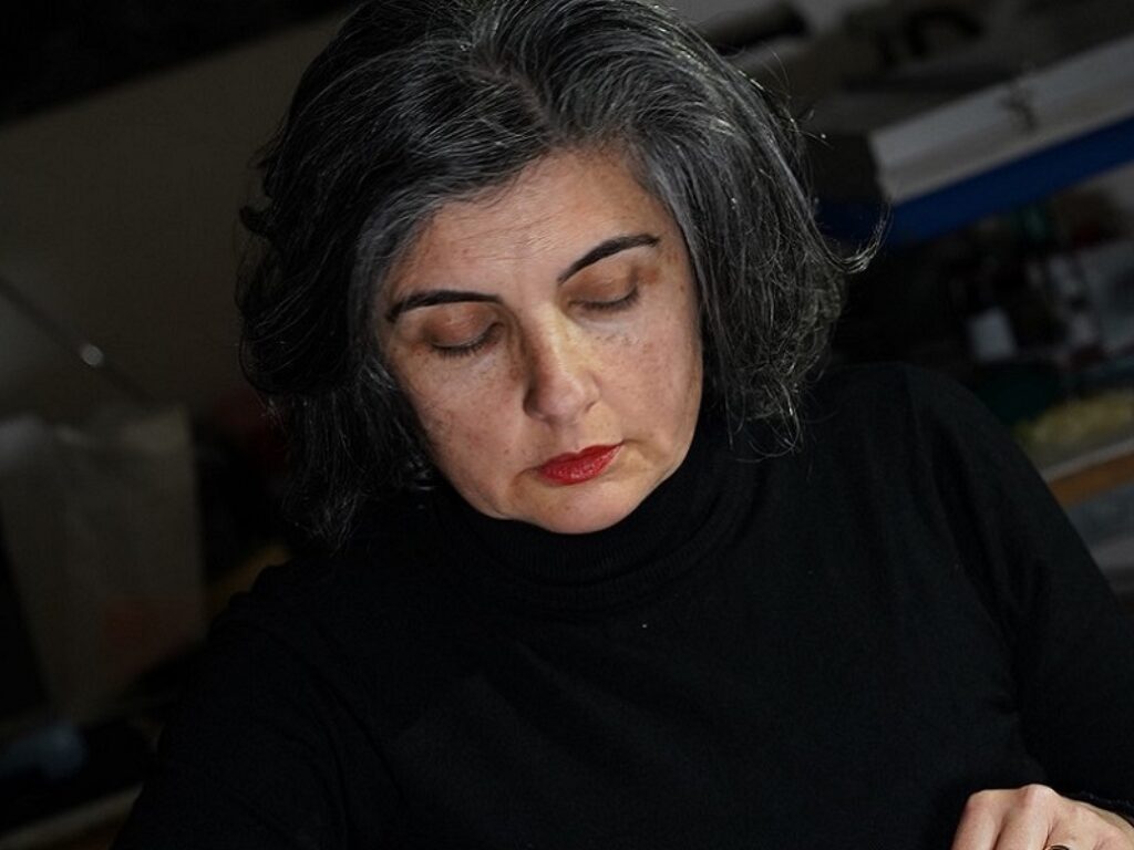Lisa Tibaldi Grassi al lavoro