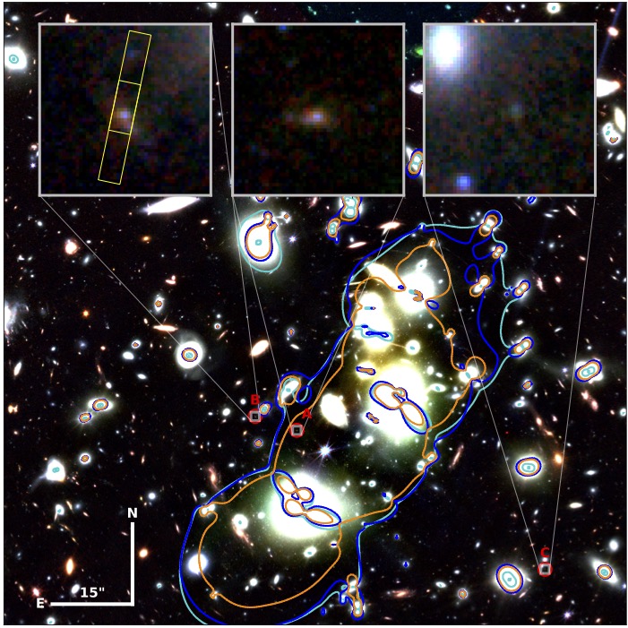 ammasso di galassie Abell 2744 galassia jd1
