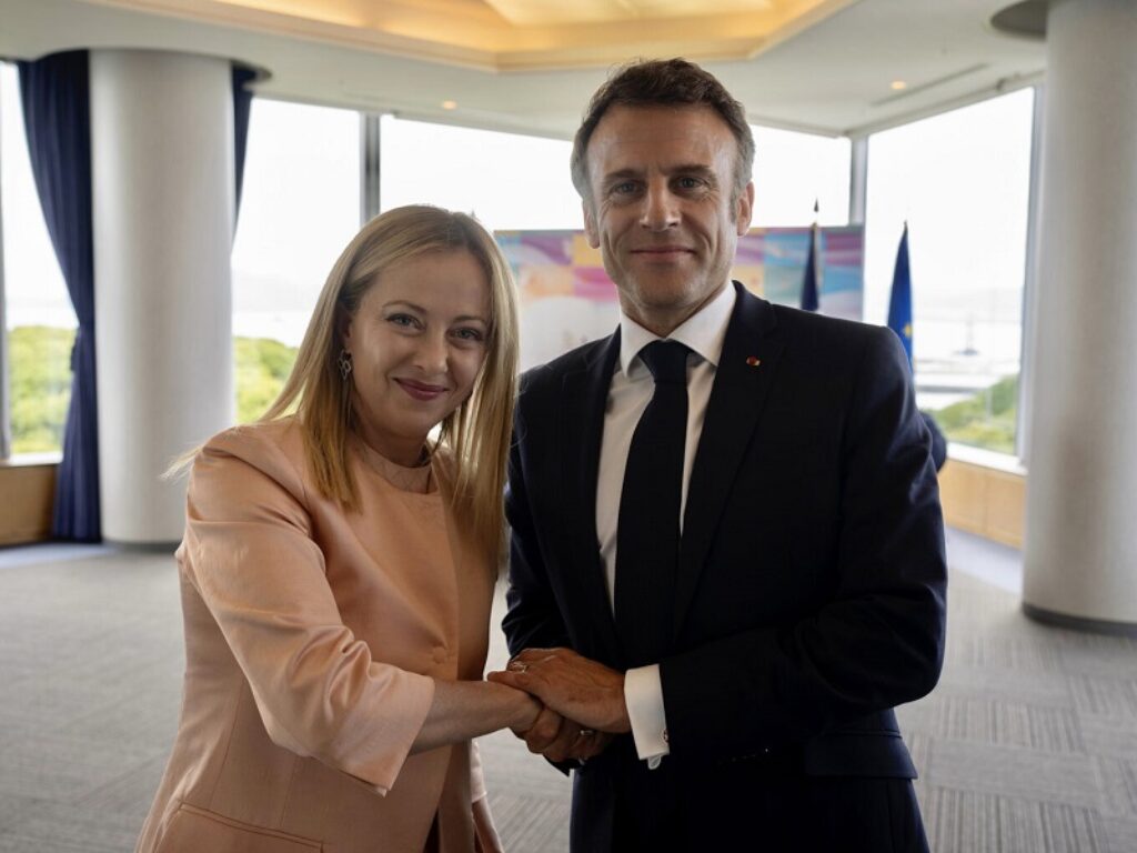 meloni macron
