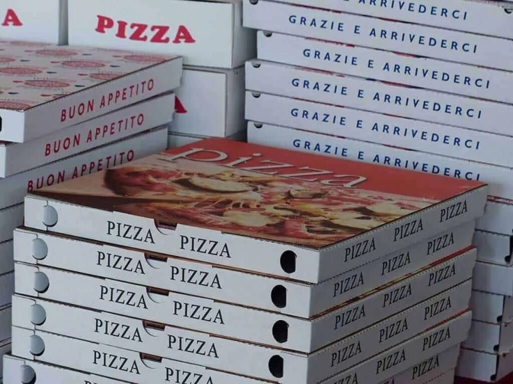 cartone della pizza