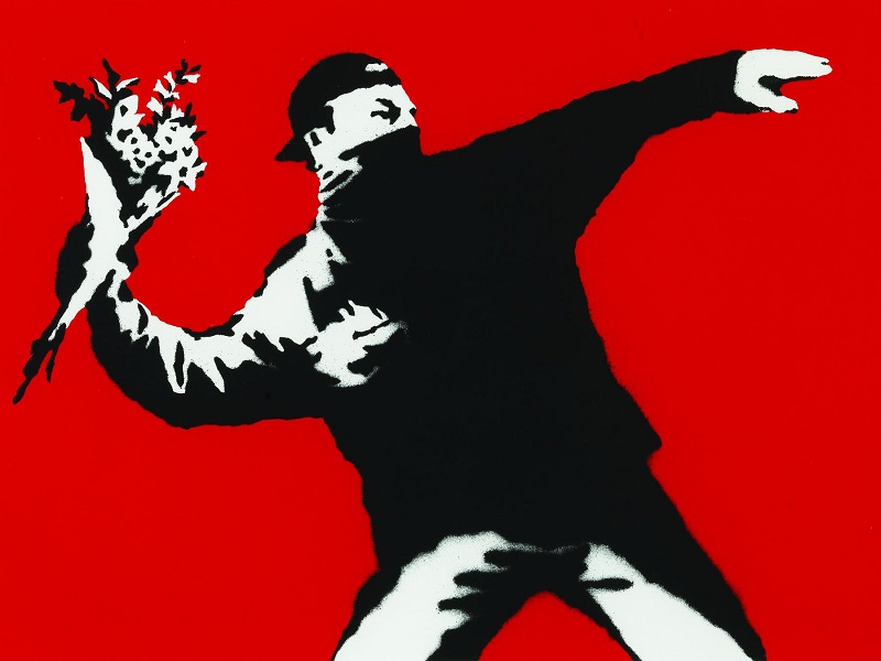 Banksy. Painting Walls