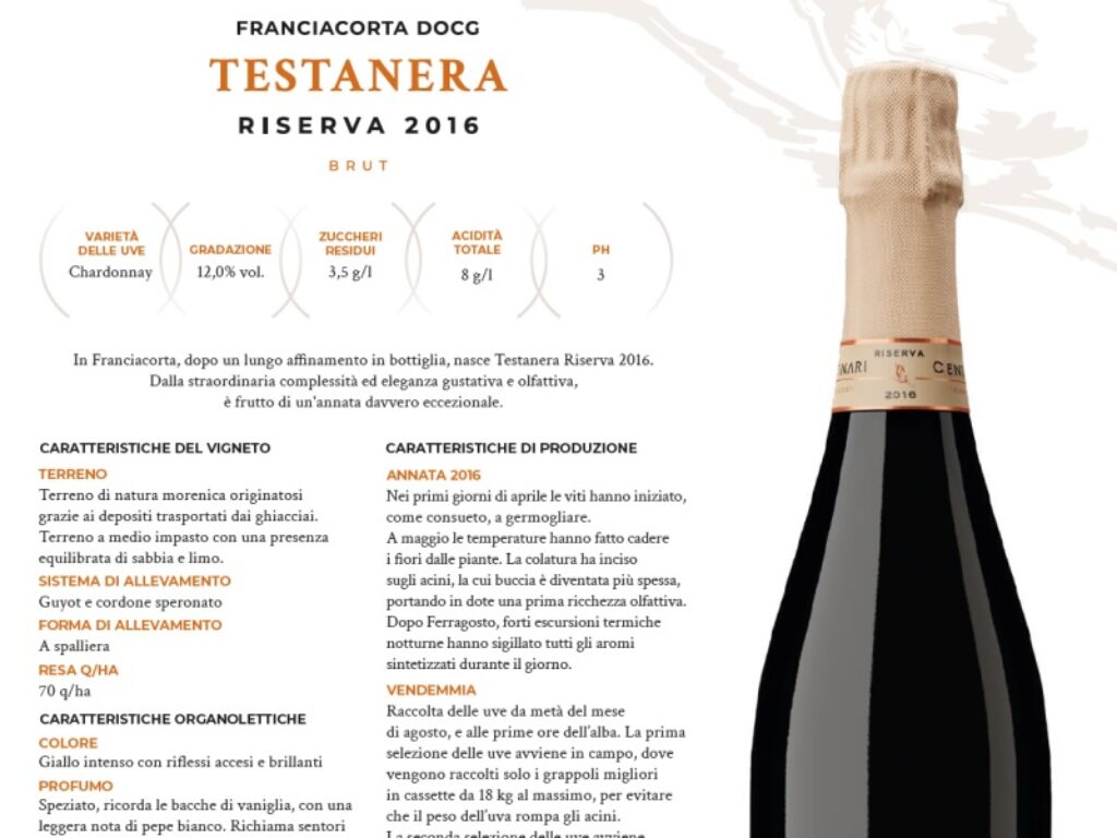 Testanera Riserva 2016
