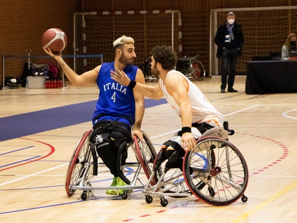 basket in carrozzina