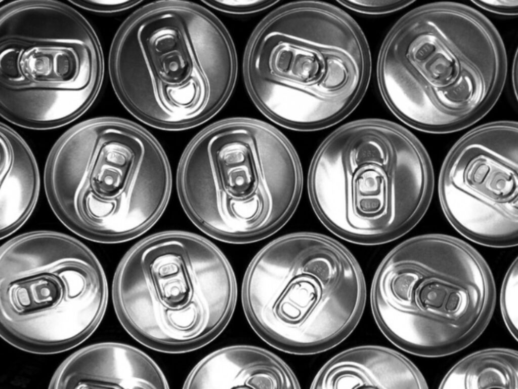 lattine di alluminio