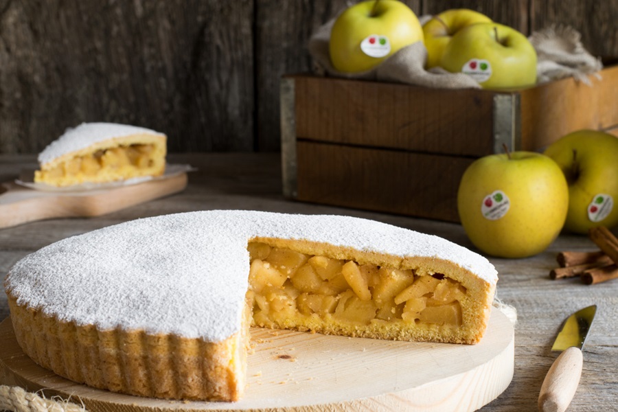 Frolla ripiena alle mele Golden Delicious bio