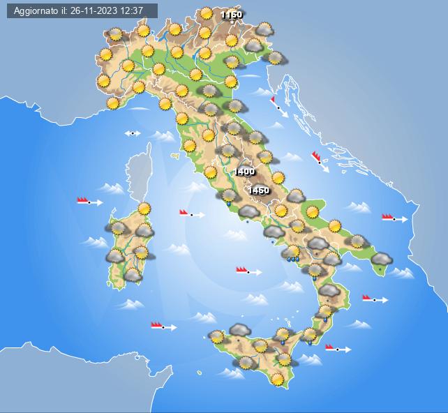 meteo 28 novembre 2023