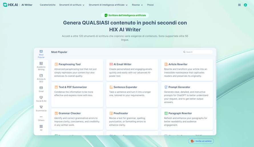 strumenti di scrittura