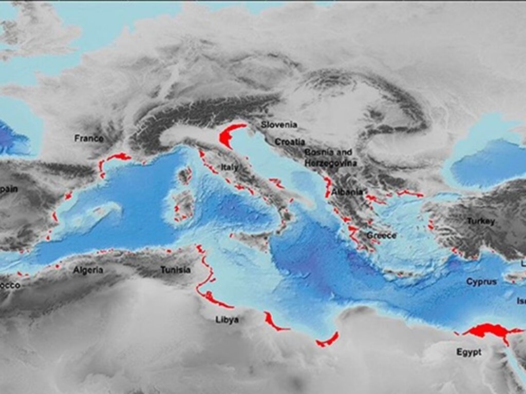 aumento livello del mare coste
