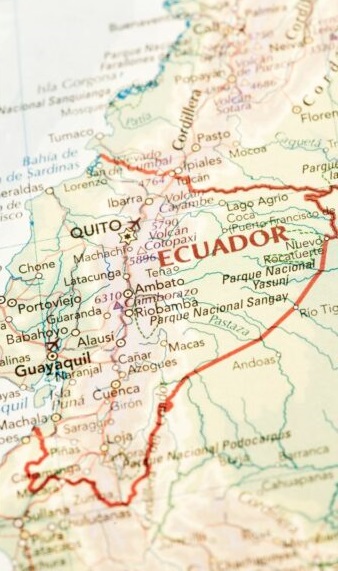 ecuador mappa