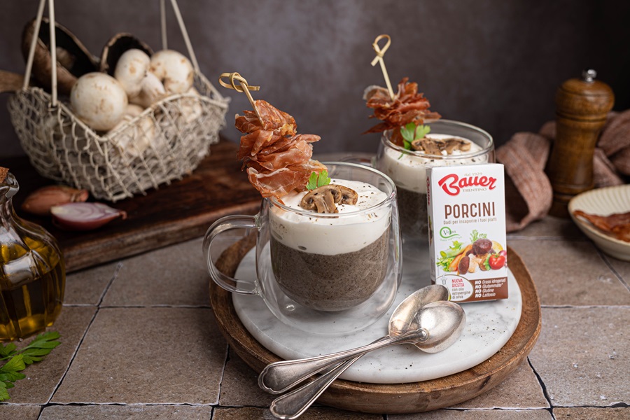 cappuccino ai funghi