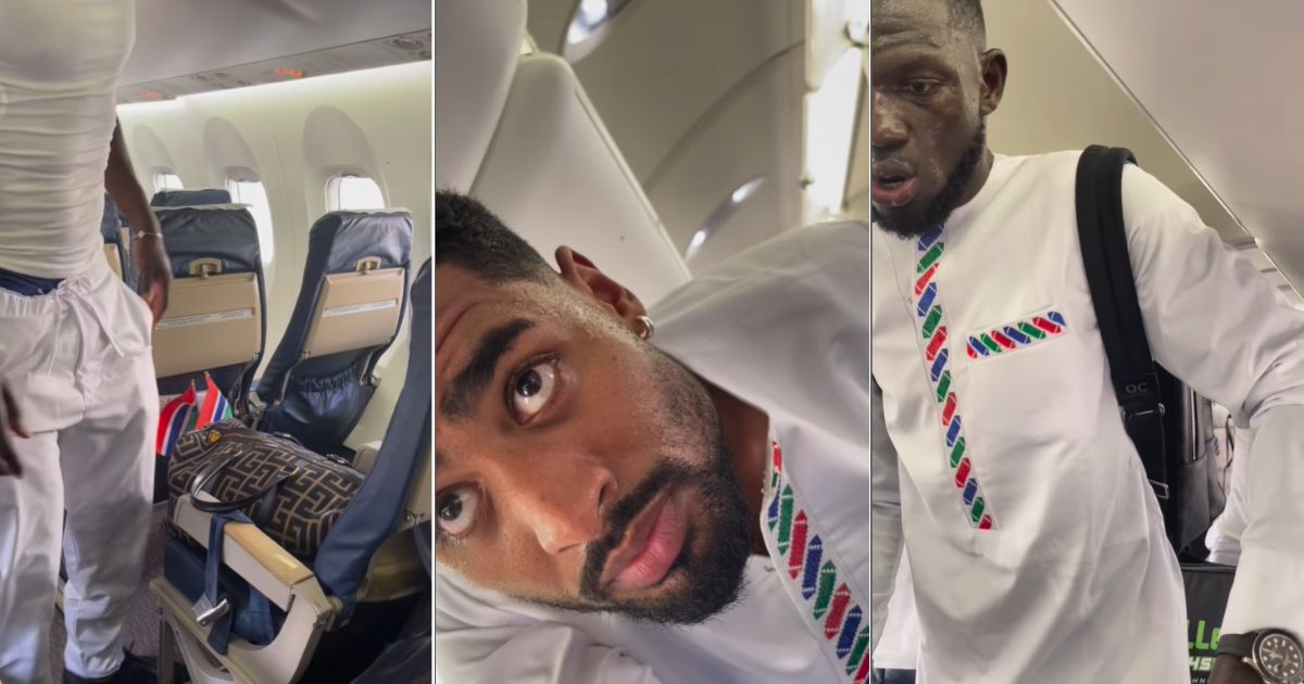 nazionale gambia ossigeno aereo