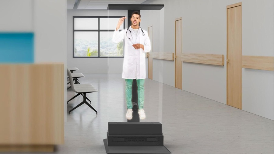 ologramma settore sanitario rotori olografici