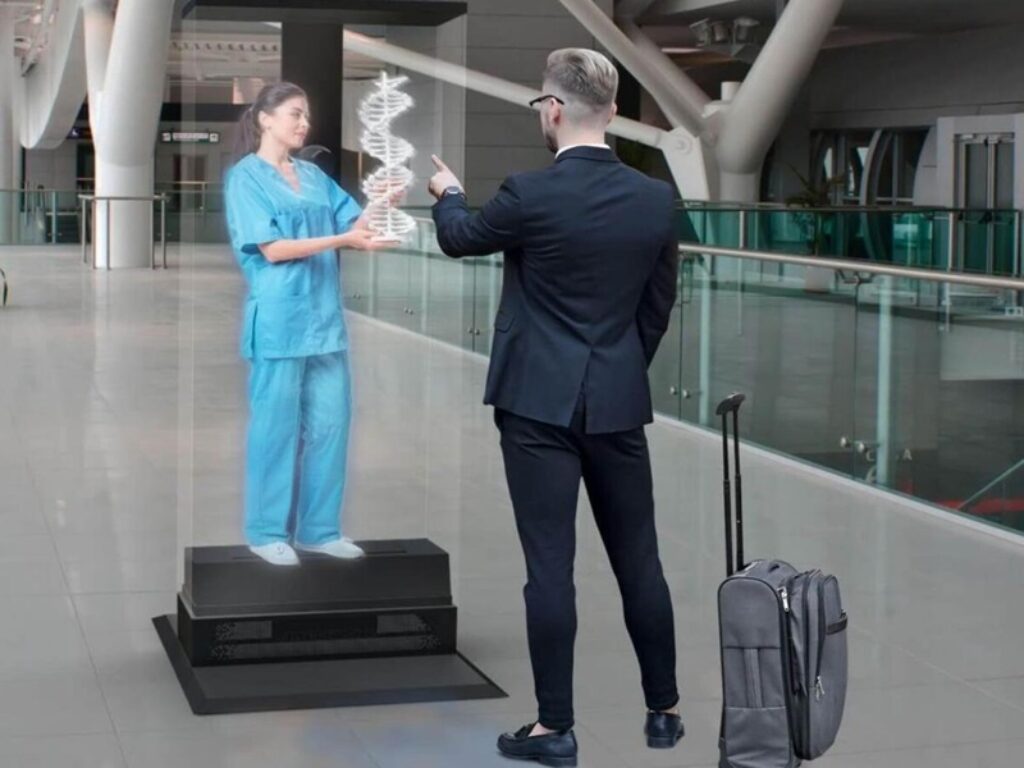 ologramma settore sanitario