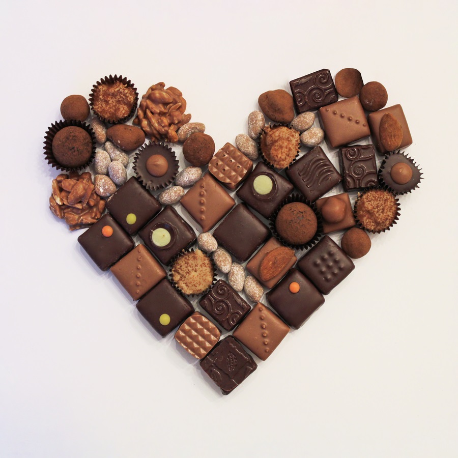 slitti cioccolato cuore praline san valentino