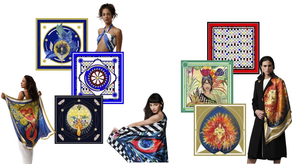 FOULARD DI J'ESSENTIA JENNIFER PUZZO