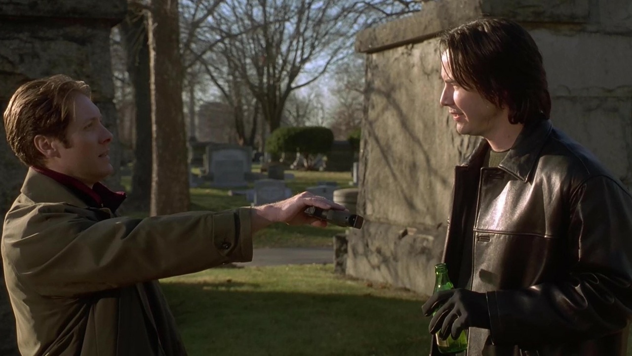 the watcher trama film