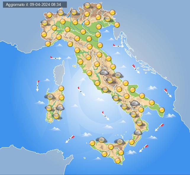 meteo 12 aprile 2024
