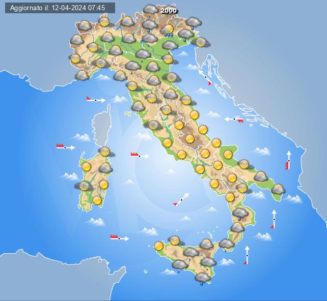 meteo 16 aprile 2024
