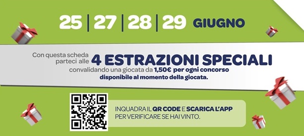 Un'estate a Mille Superenalotto codici vincenti sabato 29 giugno 2024