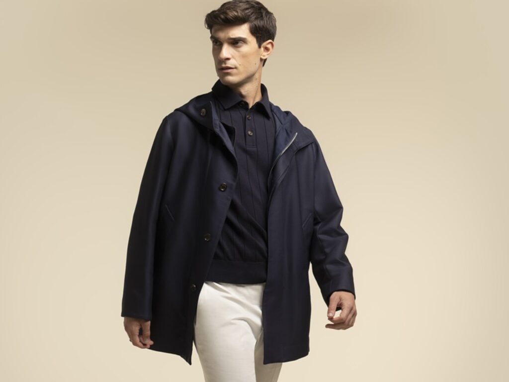 raincoat da uomo di Ludovica Mascheroni