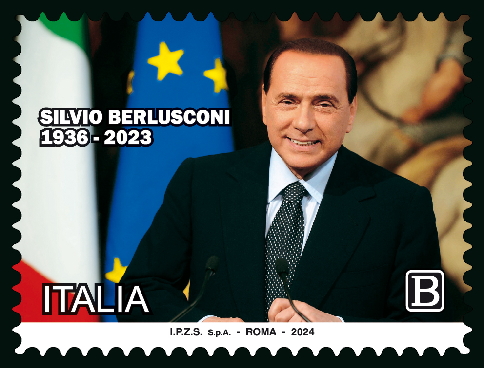 francobollo berlusconi