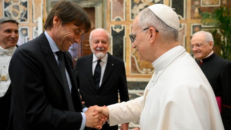 antonio conte e papa leone XIV