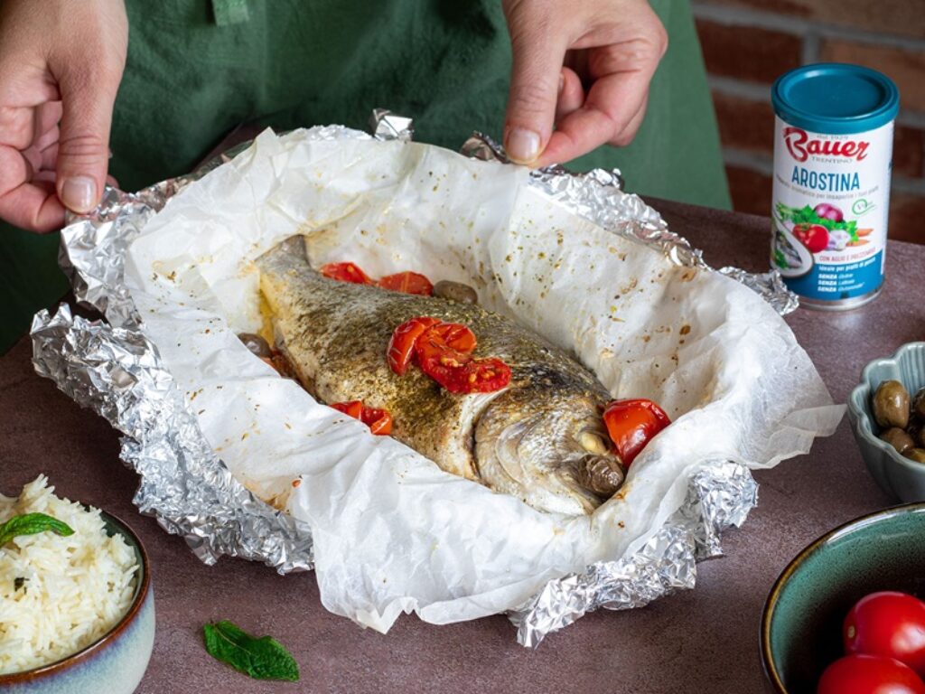 orata al cartoccio