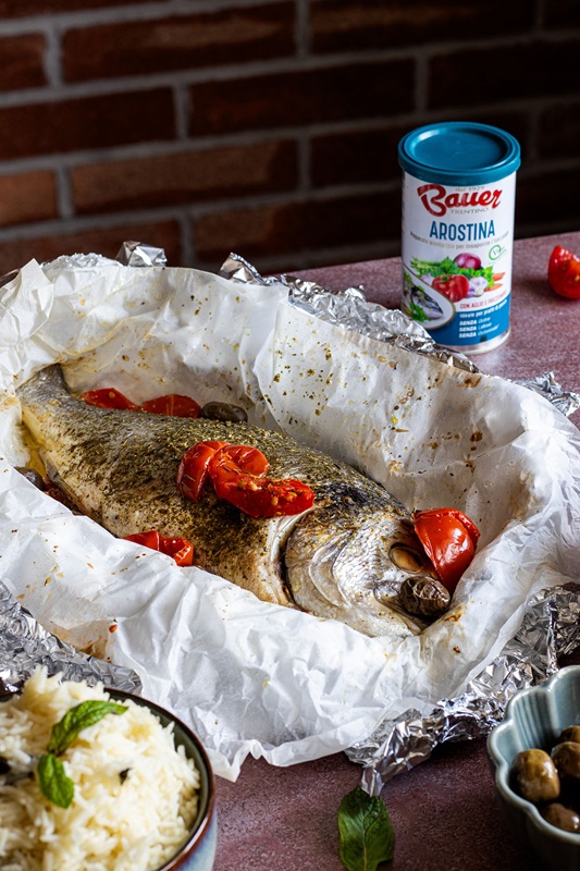 orata al cartoccio