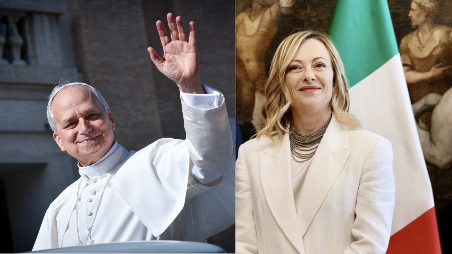 papa leone xiv e meloni