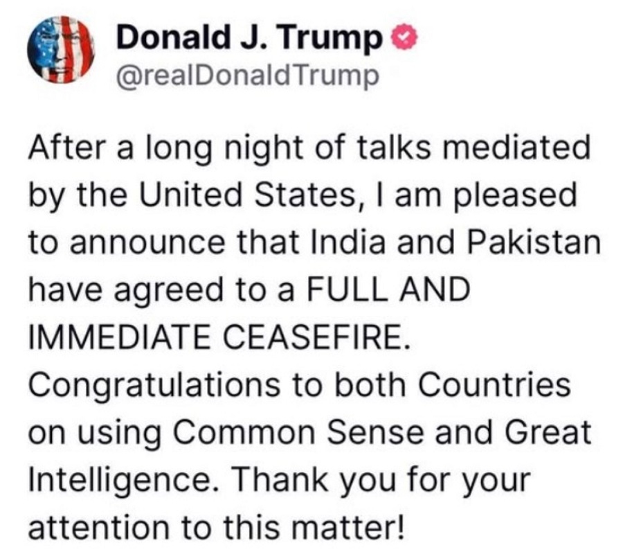 trump india pakistan