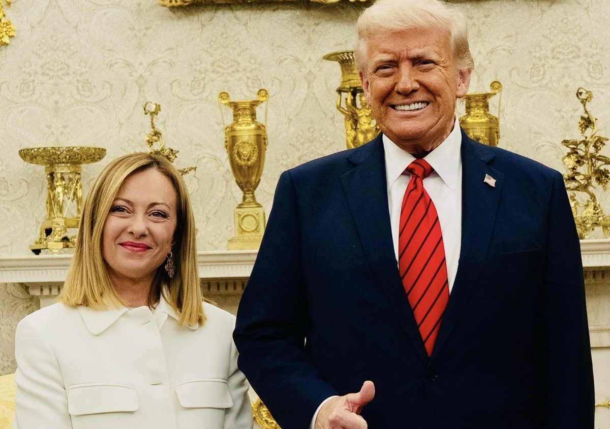 meloni e trump