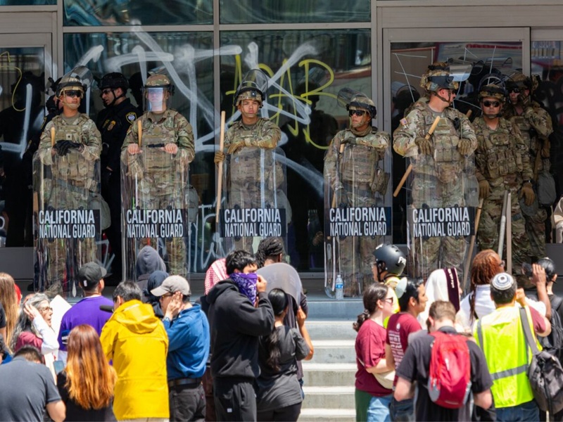 guardia nazionale california marines