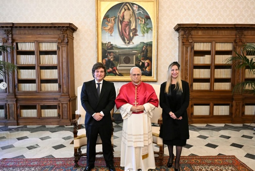 papa leone xiv e milei