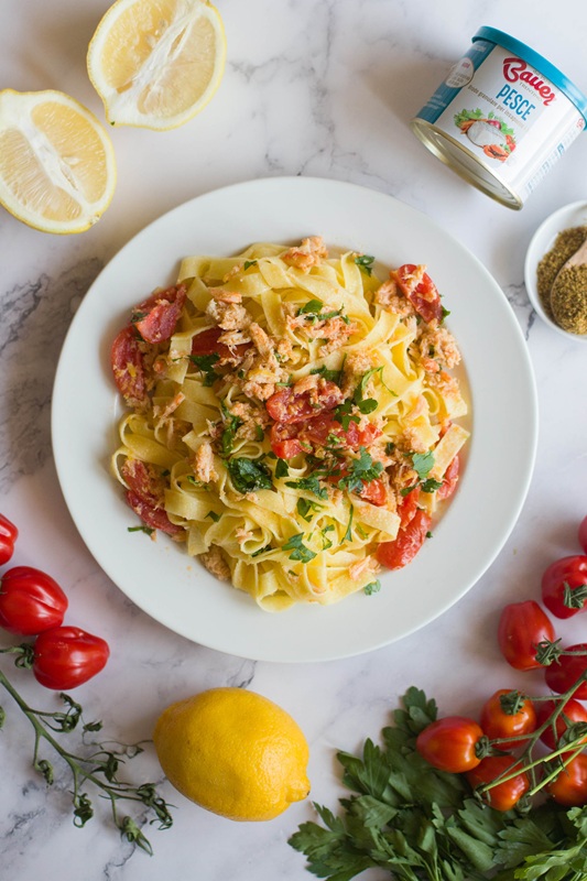 tagliatelle al ragù di granchio