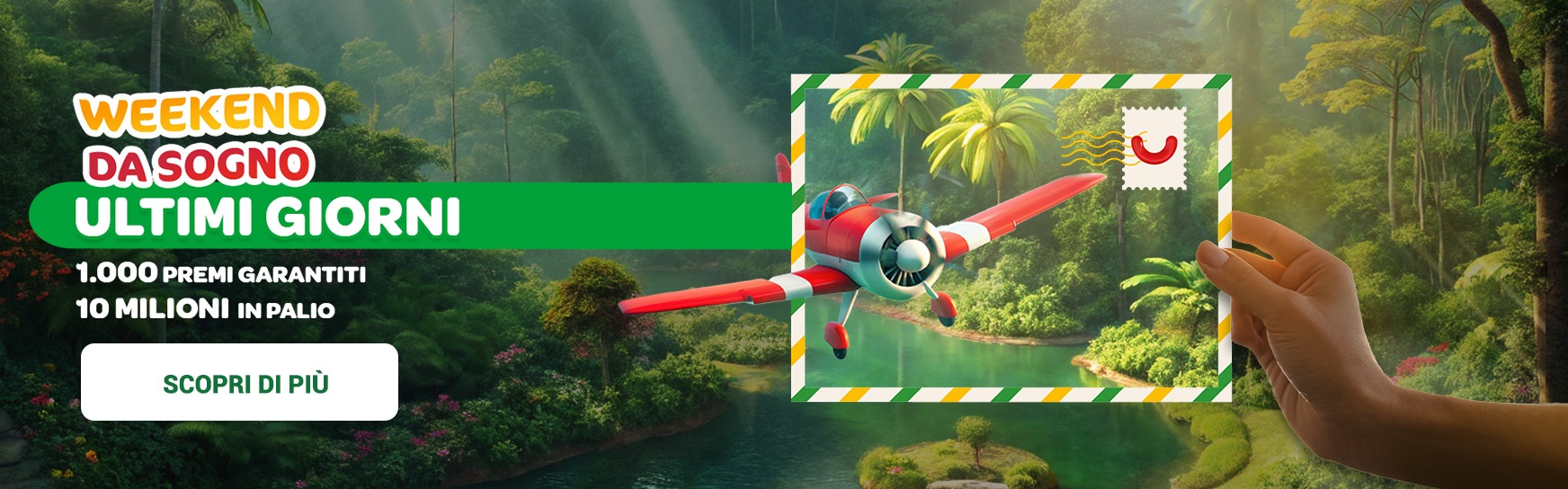 weekend da sogno superenalotto codici oggi