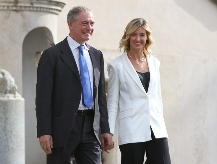 adolfo urso e moglie