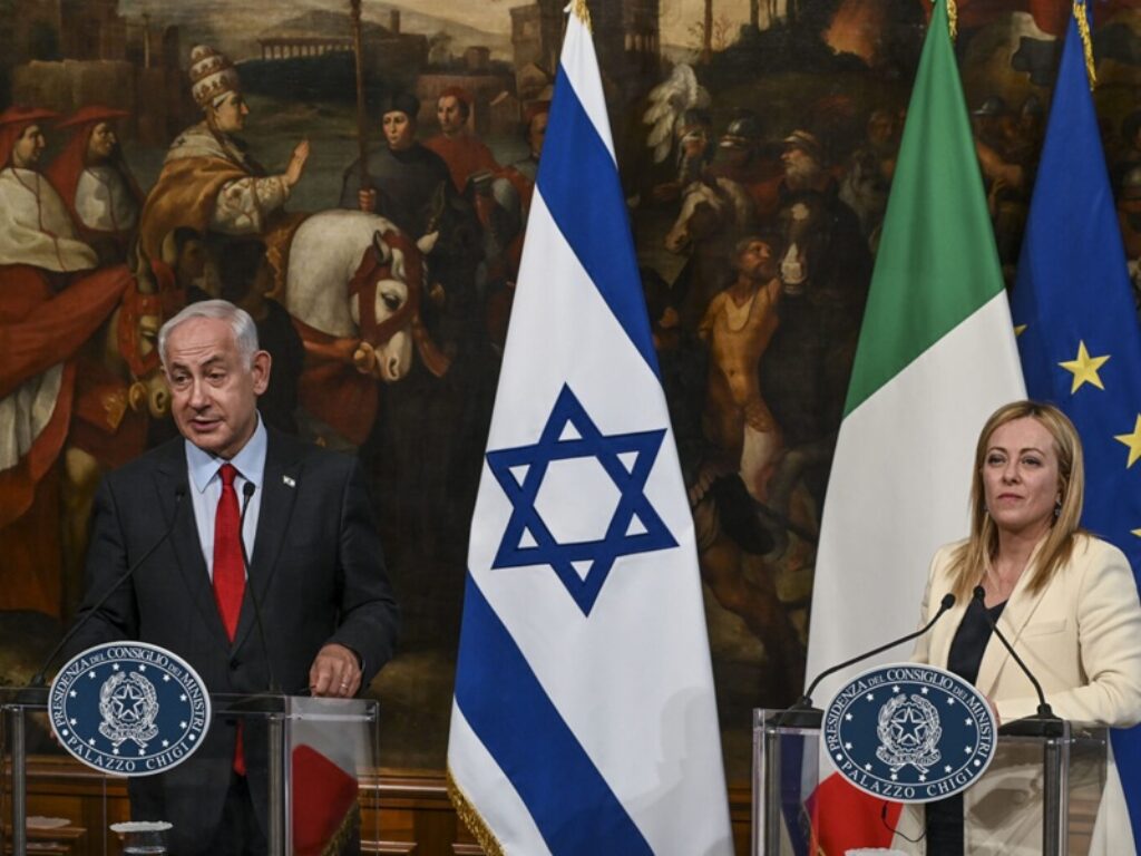 meloni e netanyahu
