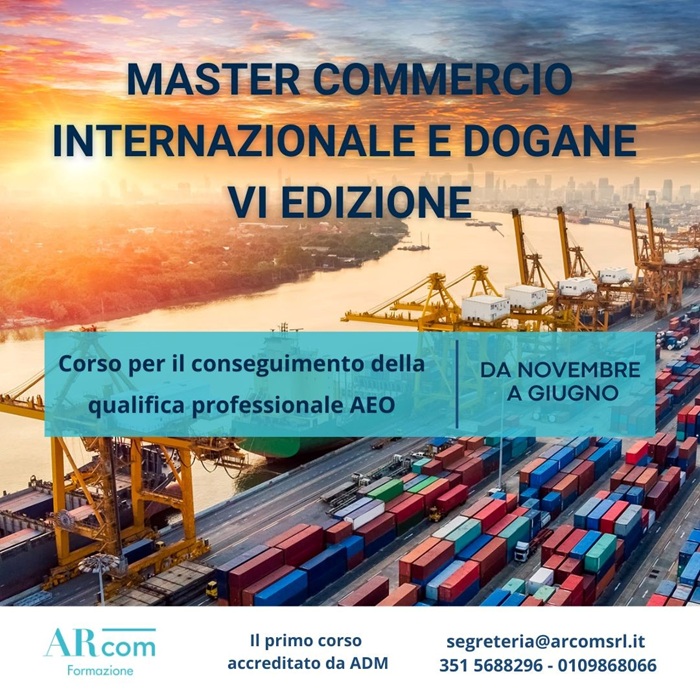Master Commercio Internazionale e Dogane