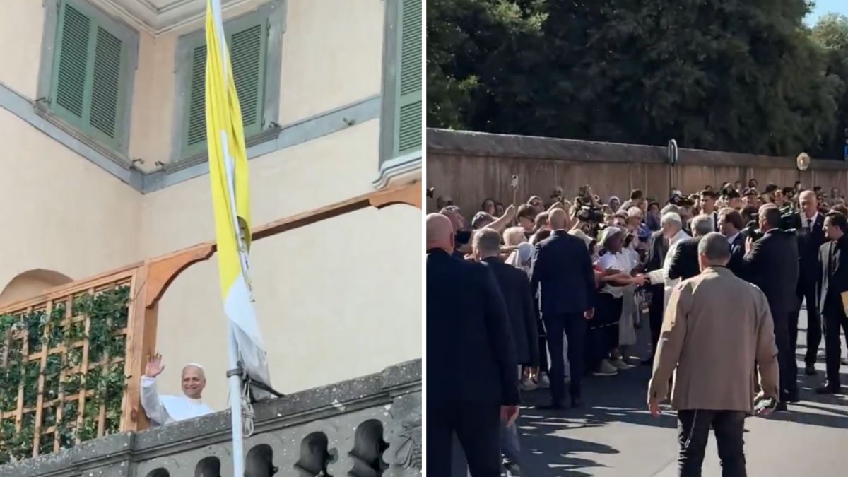 papa leone xiv castel gandolfo