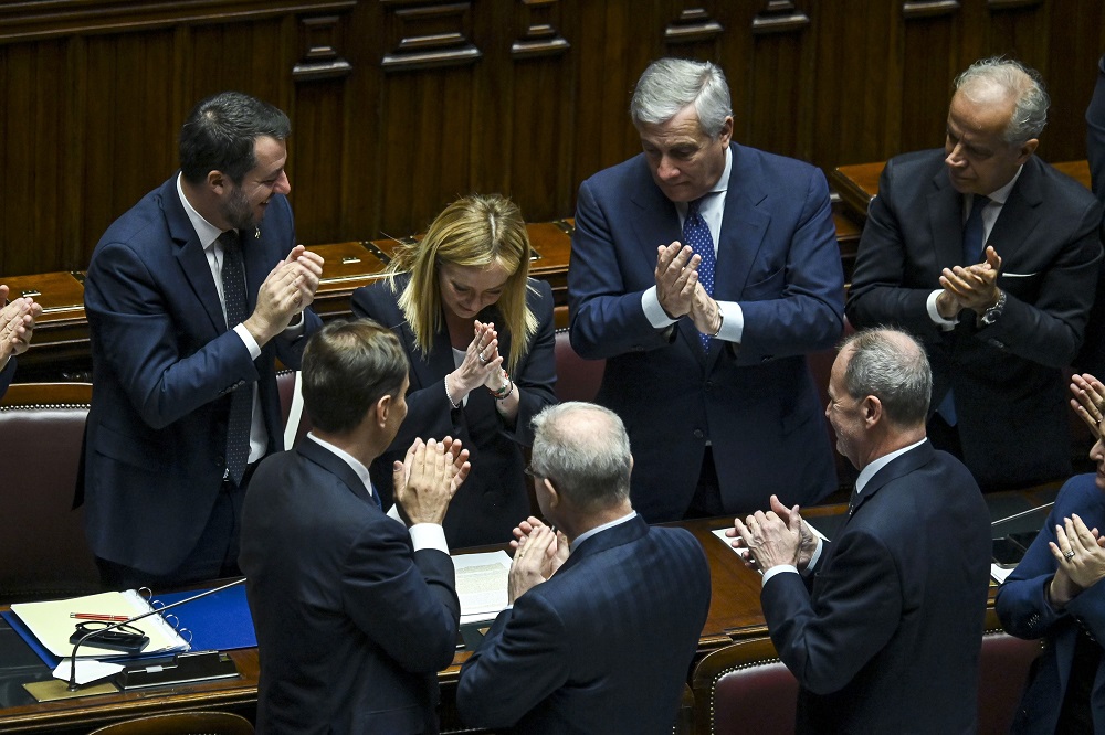 salvini meloni tajani