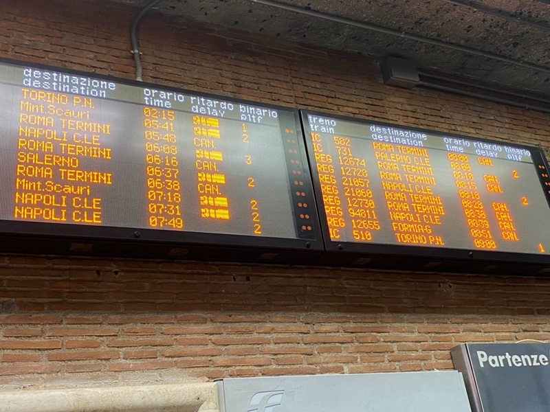 sciopero dei treni