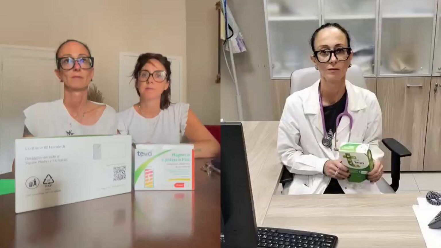 dottoressa e infermiera pratovecchio